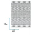thumbnail image 4 of Livabliss Area Rugs for Living Room, 5x7 Cesar Global Gray Rug, Bedroom Dining Room Home Decor Stain Resistant Carpet (5'3" x 7'), 4 of 8