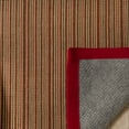 thumbnail image 3 of SAFAVIEH Natural Fiber Urban Striped Sisal Area Rug, Brown/Red, 6' x 9', 3 of 5