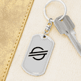 thumbnail image 6 of Stellar Lumens (XLM) Crypto Cryptocurrency Stainless Steel or 18k Gold Premium Swivel Dog Tag Keychain, 6 of 16