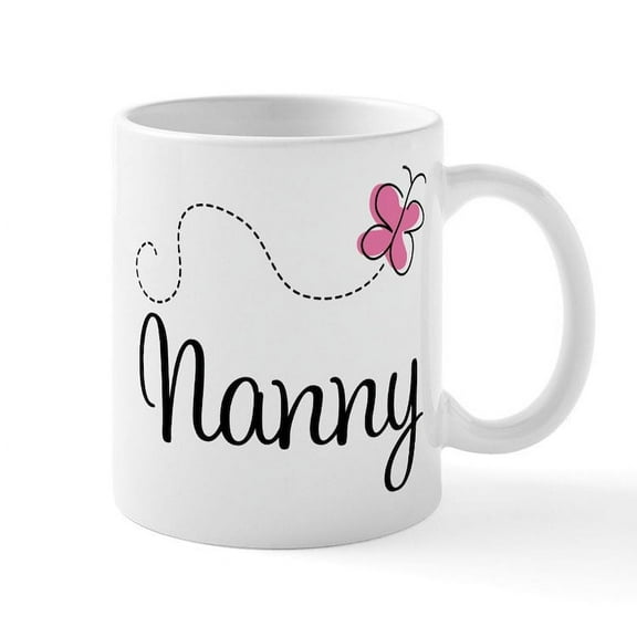 CafePress - Cute Nanny Mug - 11 oz Ceramic Mug - Novelty Coffee Tea Cup