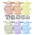 thumbnail image 2 of Junior's Star Wars: The Mandalorian Hexad Illusion  Graphic Tee White Small, 2 of 3