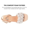 thumbnail image 6 of Journee Collection Womens Dua Tru Comfort Foam Pearl Accents Block Heel Sandals, 6 of 6