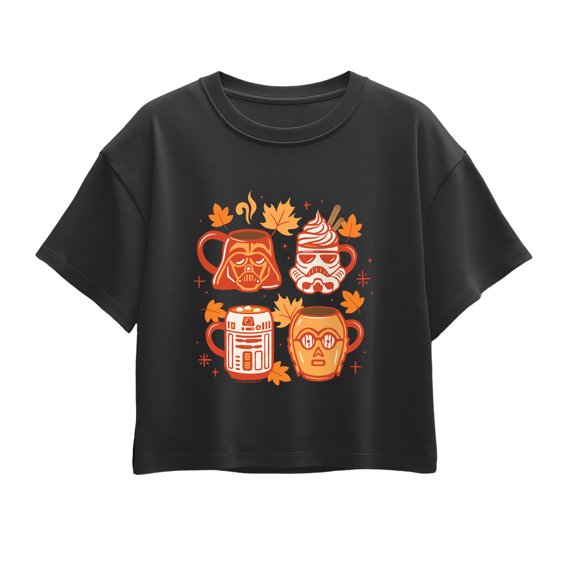 Star Wars - Fall Drinks - Youth Girls Boxy T-Shirt