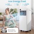 thumbnail image 5 of Costway 8000 BTU Portable Air Conditioner, 4-in-1 Portable AC Unit with Dehumidifier, Fan, 5 of 9