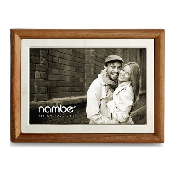 Nambe Hayden Picture Frame Holds One 4 x 6 Photo