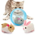 thumbnail image 2 of WINDLAND Electric Rolling Balls Rabbit Hamster Balls Toy for Cats Electric Balls Pet Simulated Hamster Balls Rotating Toy, 2 of 19