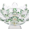 thumbnail image 4 of Candelero de cristal perfecl Portaves de Té de Loto Decoración Altura 11.5cm, 4 of 7