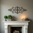 thumbnail image 3 of Black Metal Wall Art 45x18 Inch, Rustic Wrought Iron Scroll Wall Decor, Large Antique Hanging Accents for Living Room, Bedroom, Entryway Home Decor, 3 of 7