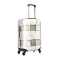 thumbnail image 4 of Multi-Size Suitcase Protective Cover Full Range Double Stitching Invisible Zipper For Travel Business Ivory Checked Hand-Drawn Sketch_3 Medium, 4 of 8