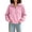 #New Pink, variant on AloohaidyvioNo Boundaries Womens Half Zip Sweatshirt Soft Fleece Lined Long Sleeve Pullover, Fall Loose Casual Workout Lounge Quarter Zip Tops