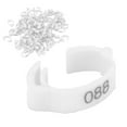 thumbnail image 2 of Chicken Foot Rings, Poultry Leg Bands Identification Leg Buckle With Numbers 10pcs/set Safe And Non-  For Outdoors For Poultry For Daily For Home White, 2 of 8