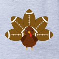 thumbnail image 2 of CafePress - Football Turkey - Cute Infant Baby Football Bodysuit, 2 of 3