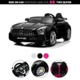 thumbnail image 4 of 12V Mercedes Benz AMG GTR 2 Seater Ride on Car (Black), 4 of 5