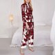 thumbnail image 3 of Balery Christmas Buffalo Plaid Conjunto de Pijama con Estampado para Mujer, Conjunto de Dos Piezas con Manga Larga, Ropa de Dormir Suave con Bolsillos, Pijamas Cómodos-Medium, 3 of 7