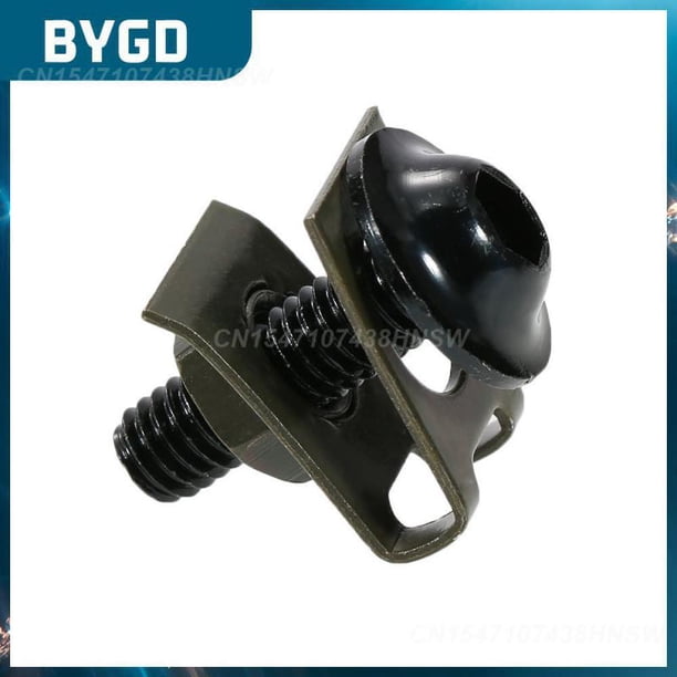 M6 6mm Scooter Spire Durable Universal Motorcycle Fairing Practical Screw Spring Bolts Nuts Car Motorcycle AccessoriesFRussian Federation He Qiyong unisex