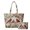 Cardinal Bird Floral Pattern, variant on ZUXONGSY Christmas Holiday 2 Piece Quilted Shoulder Bags Spacious Sturdy for Business Polyester Women's Quilted Bag