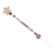 thumbnail image 5 of Clip para chupete de bebé, juguete de cadena de agarre para bebés, decorativo Flexible, hecho a mano, cadena de chupete con cuentas para Baby Shower, Estilo B, 5 of 8