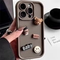 thumbnail image 2 of Cute coffee bear pattern silicone case for iPhone 15 14 13 12 11 Pro Max Plus shockproof soft phone case for iPhone XR XS Max, 2 of 5