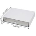 thumbnail image 2 of Desktop Drawer Storage Box Free Combination Stackable Multi-Layer Divider for Ca White, 2 of 4