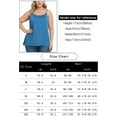 thumbnail image 2 of COMFREE Plus Size Camisole for Women with Build in Bra Adjustable Spaghetti Straps Yoga Top Flowy Tank Top Casual Cami (S-4XL), 2 of 6