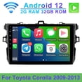 thumbnail image 3 of For Toyota Corolla 2009-2013 Android 13 GPS Car Stereo Navi Radio bt CarPlay, 3 of 17