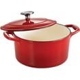 thumbnail image 2 of Tramontina Gourmet Enameled Cast Iron Covered Round Dutch Oven - Gradated Red, 2 of 4