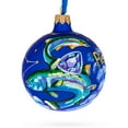 thumbnail image 2 of Pisces Zodiac Horoscope Sign Glass Ball Christmas Ornament 3.25 Inches, 2 of 5