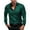 Green, variant on Button-Up Shirts Long Sleeve, Notch Neck Shirts for Men Simulation Silk Satin Glossy Shirt with Elastic Workwear for Men Black M