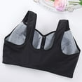 thumbnail image 4 of Lenpel Women's Plus Size Bras Wireless Full Coverage Support Front Closure Bralettes for Seniors Comfortable Bras, 4 of 7