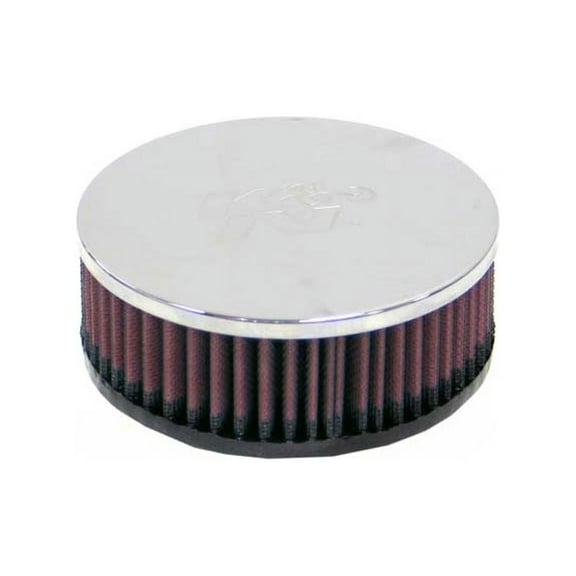 K&N Universal Clamp-On Air Filter: High Performance, Premium, Washable, Replacement Engine Filter: Flange Diameter: 2 In, Filter Height: 2 In, Flange Length: 0.625 In, Shape: Round, RC-2440