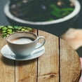 thumbnail image 2 of Ambesonne Rustic Fitted Round Tablecloth, Wooden Garden Fence, 40"- 44" Diameter, Green Brown, 2 of 4