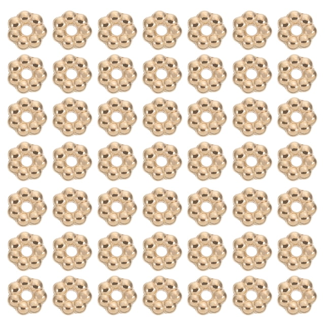2000 PCS Delicate Flower Flowed Beads Beads de plástico Accesorios para la joyería para DIY