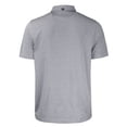 thumbnail image 3 of Men's-Cutter & Buck  Heather Gray Real Salt Lake Forge Eco Heather Stripe Stretch Recycled Polo, 3 of 3