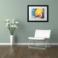 thumbnail image 3 of Trademark Fine Art "Jelly Fish II" Canvas Art by Jennifer Redstreake White Matte, Black Frame, 3 of 4