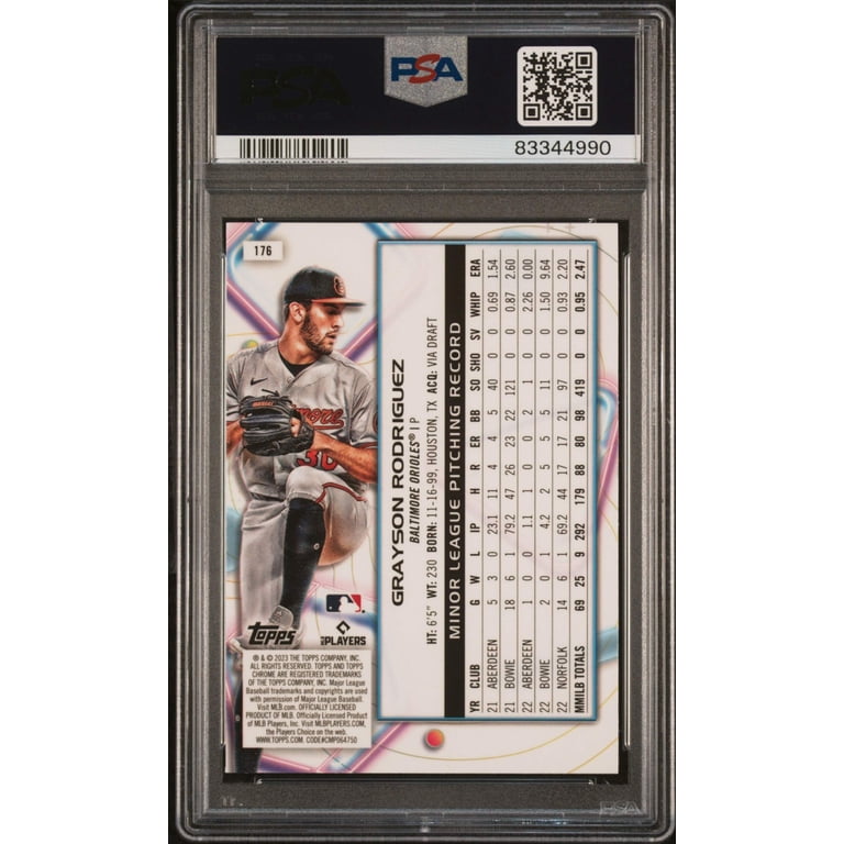 2023 Topps Cosmic Chrome #176 Grayson Rodriguez PSA 10