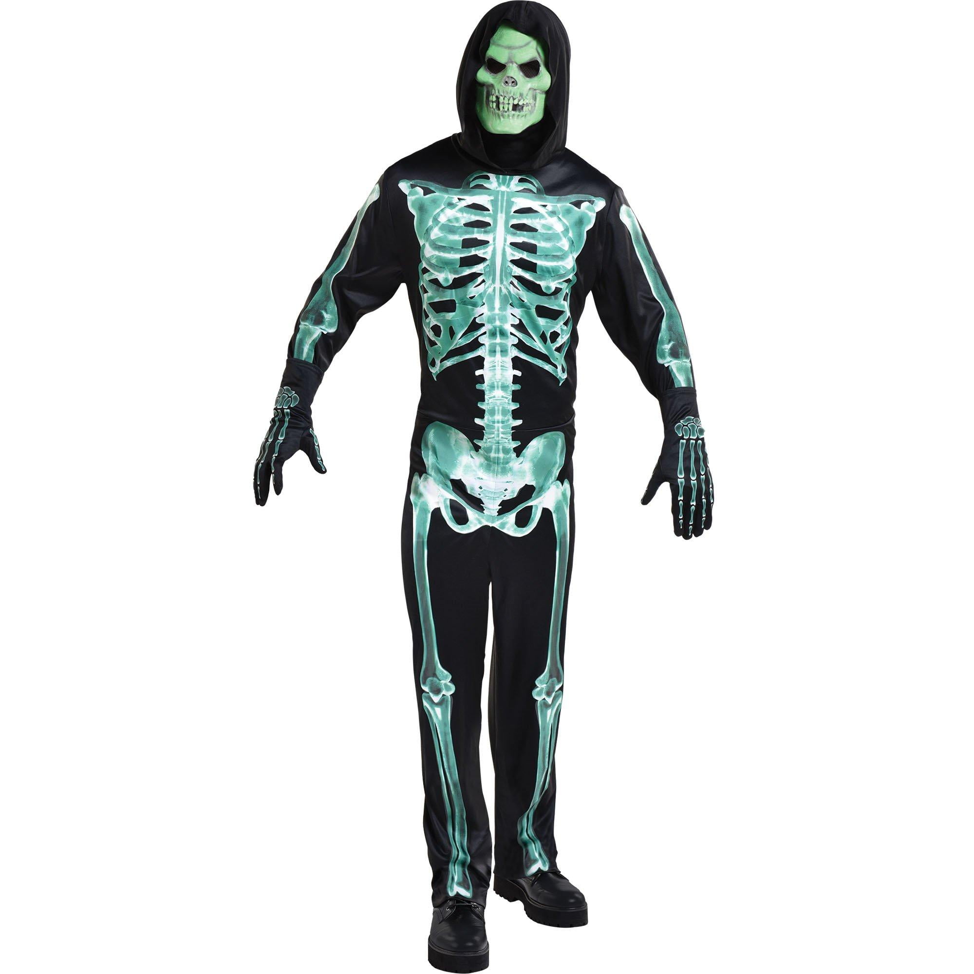 Party City Halloween Adult Costumes
 Party City Skeleton Halloween Costume for Adults Size Standard