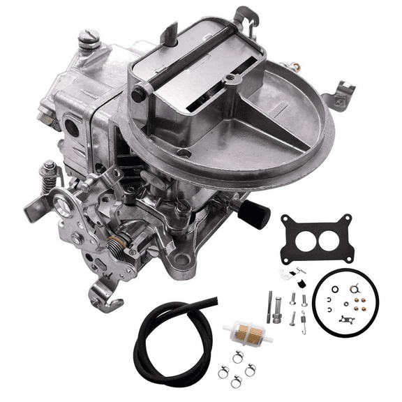 ACA 0-4412S Carburetor Replacement for 2300 500 CFM 2 Barrel with Manual Choke Carburetor Compatible with GMC CJ5 CJ7 F100 F250