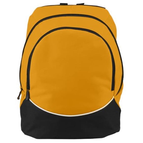 1915A Large Tri-Color Backpack, Gold - All