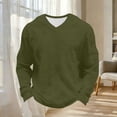 thumbnail image 5 of fatyb Men's Long Sleeve T Shirts Big and Tall V Neck Loose Tops Lightweight Casual Basic Tee for Men, 5 of 7
