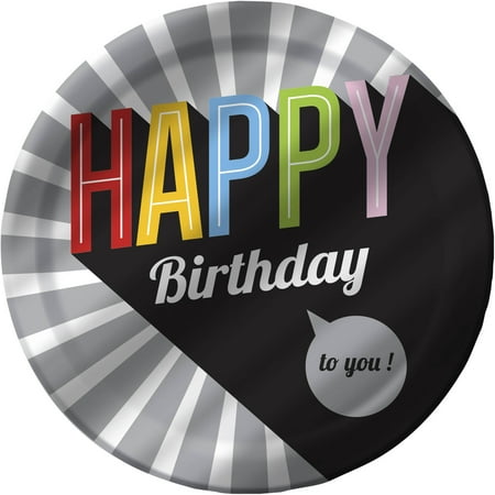 Way To Celebrate Plt9 Foil 8ct Bday Boom