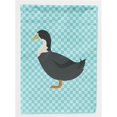 thumbnail image 1 of Blue Swedish Duck Blue Check Flag Garden Size BB8036GF, 1 of 3