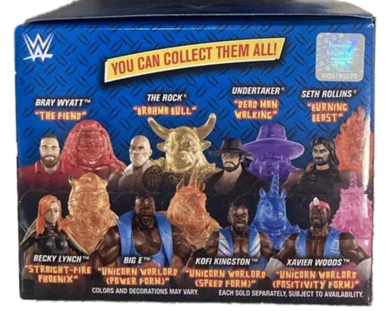 Mattel WWE Beast Mode Series 2 Mystery Pack (Pack of 3) – 3 Blind Box Figures with Beast Mode Animal Companions, Cage-Themed Packaging, Ages 3+