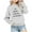 White, variant on Odeerbi Kids Boys Girls Crewneck Sweatshirts Mother's Day Pullover Sweatshirts 1-12 Years Children's Round Neck Long Sleeve Printed Sweatshirt Black