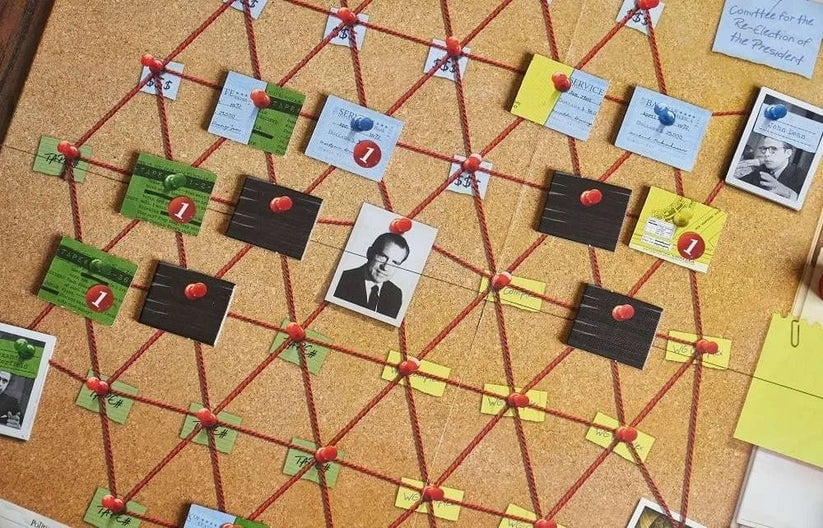 Capstone Games Watergate Strategy Board Game, 2 Players, 30-60 Min Playtime, Ages 12+, Historical Tabletop, 1 Pack