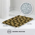 thumbnail image 6 of Bathroom Rugs Non Slip Washable - Cute Hamburger Block Kitchen Mats for Floor, Area Rugs for Entryway Rugs Indoor, Laundry Bathroom Room Door Rug with Rubber Backing 20x31.5in, 6 of 8