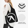 thumbnail image 3 of Bolsas de supermercado Aphex Twin, duraderas, grandes, reutilizables, reciclables, plegables, resistentes, ecológicas, lavables, con bolsa adjunta, 3 of 4
