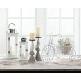 thumbnail image 3 of White Bicycle Planter 20.75x10x14.12, 3 of 13