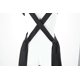 thumbnail image 4 of Cotton Linen Apron for Women Cross Back Smock Apron Pinafore Dress with Pockets for Kitchen Gardening Painting（grey）, 4 of 5