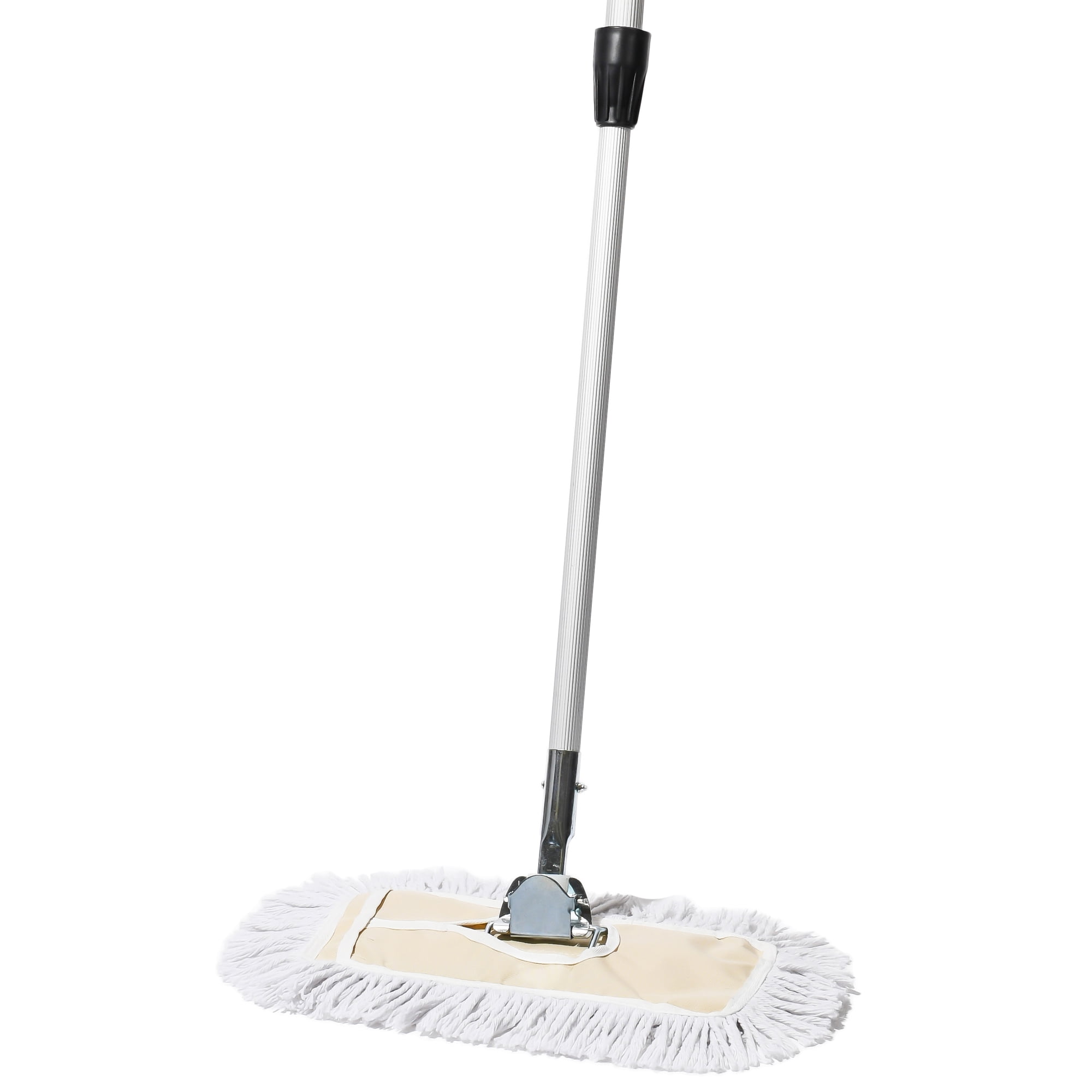 Tidy Tools Dust Mop for Floors, 12 Inch Cotton Head, Telescopic Mop