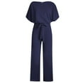 thumbnail image 4 of Coloody Combinaison à Col Rond pour Femmes, Unie, Grande Taille, 4 of 5